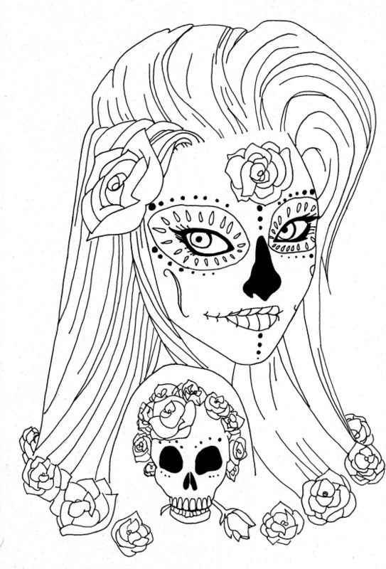 543x800 29 Best Dia Los Muerto Catrina Images On Skull Tattoos