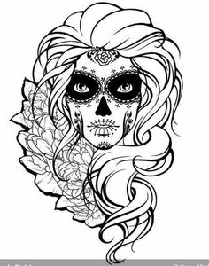 236x300 Sugar Skulls Muertos Illustrations More
