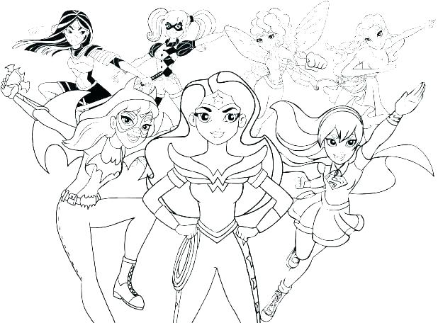 618x456 Girl Superhero Coloring Pages Girl Superhero Coloring Pages