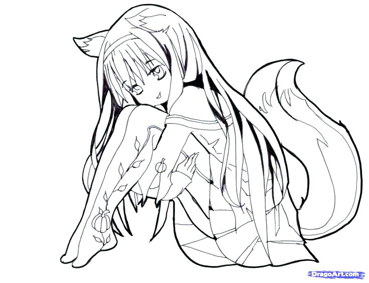 Girl Vampire Coloring Pages
