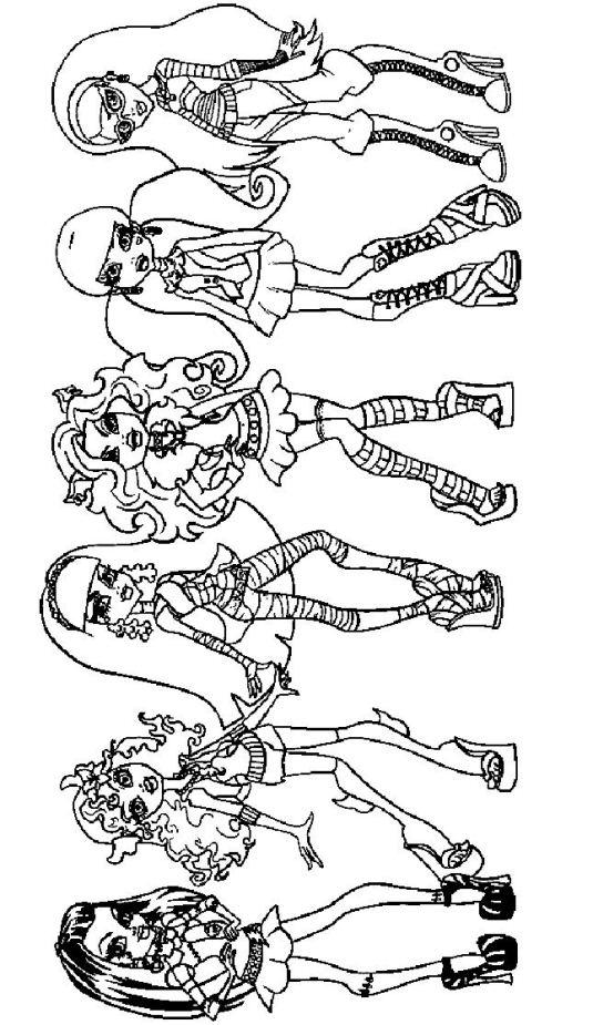 Kids N Fun Coloring Page Monster High Monster High Girls Kid 535x925 Kids N Fun Coloring Page Monster High Monster High Girls Kid