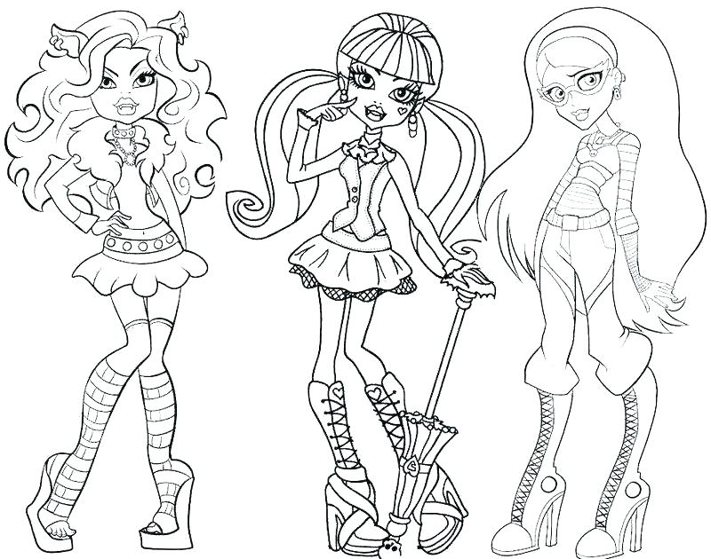 Monster High Coloring Pages Printable Idea Monster High Coloring 800x630 Monster High Coloring Pages Printable Idea Monster High Coloring