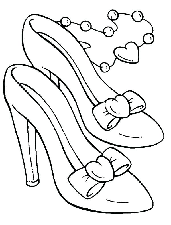 600x789 Coloring Pages Of Shoes Coloring Pages Shoes Girl Shoes More