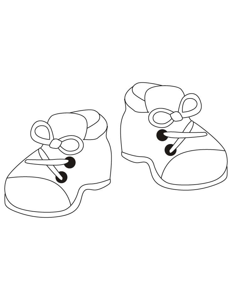 738x954 Shoes Coloring Pages For Kids Shoes Kid Shoes