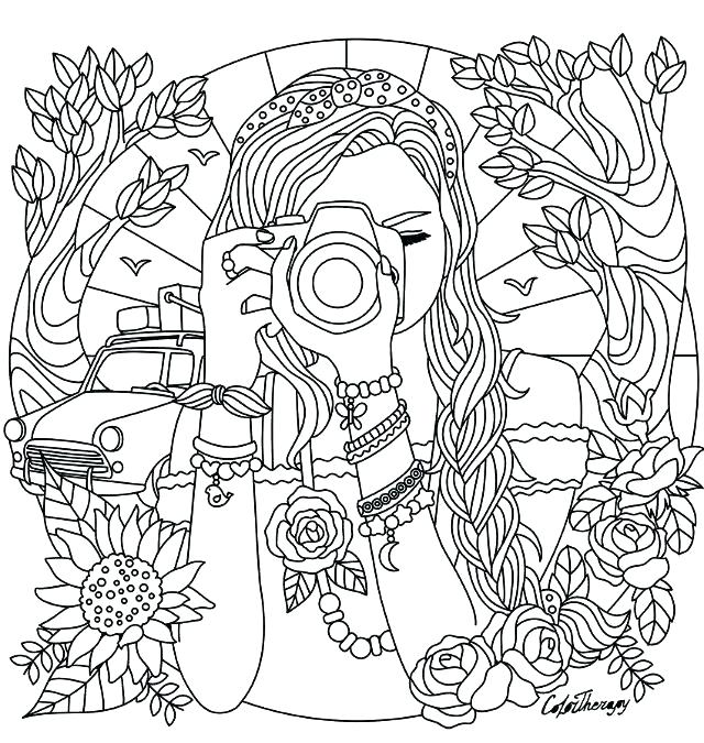 Coloring Pages Of Girl Camera Coloring Page Girl With A Camera 640x675 Coloring Pages Of Girl Camera Coloring Page Girl With A Camera