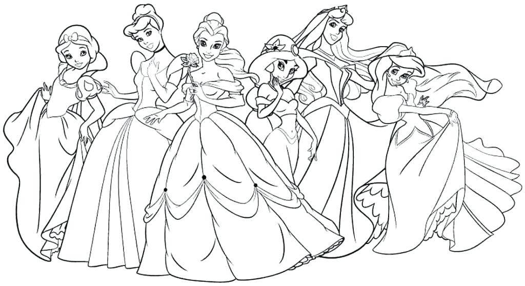 Coloring Pages Girl Princess Coloring Pages Free Printable 1024x558 Coloring Pages Girl Princess Coloring Pages Free Printable