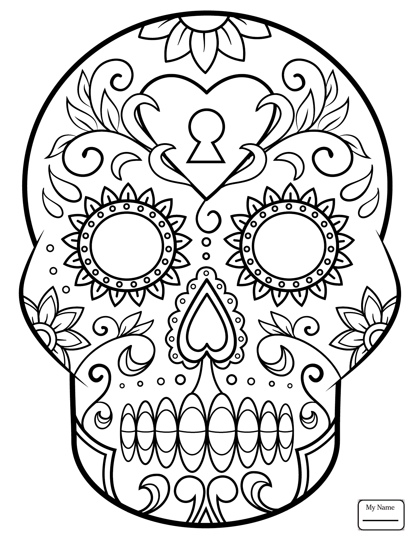 Day Of The Dead Girl Skull Holidays Day Of The Dead Coloring Pages 1410x1845 Day Of The Dead Girl Skull Holidays Day Of The Dead Coloring Pages
