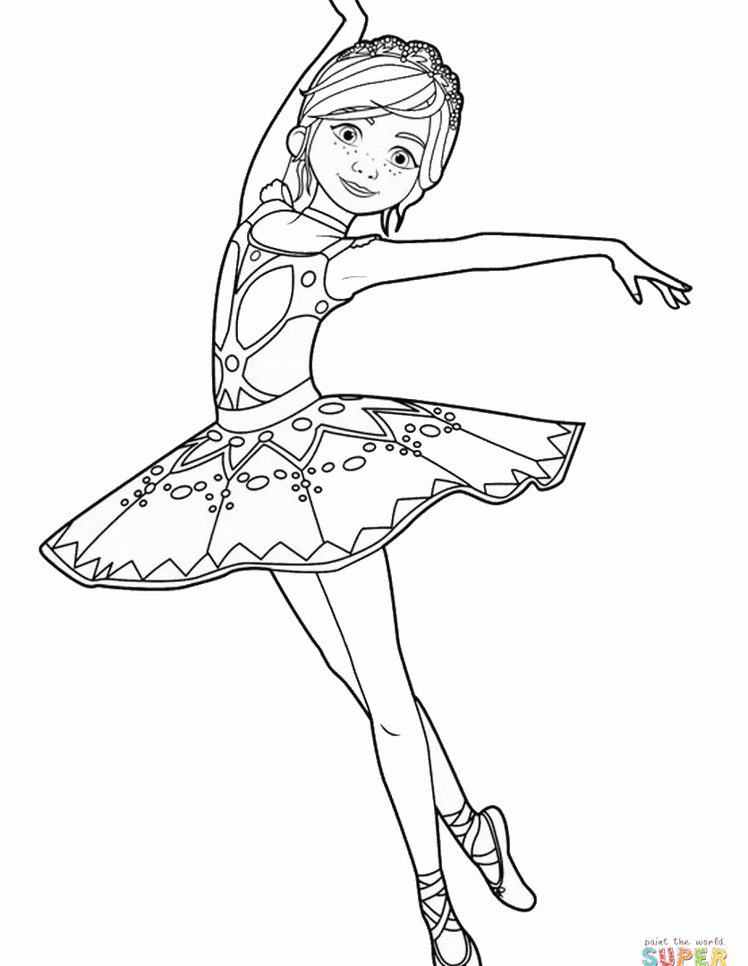 836x1080 Ballerina Coloring Pages Exol For Girls To Print Free Ballet Adult