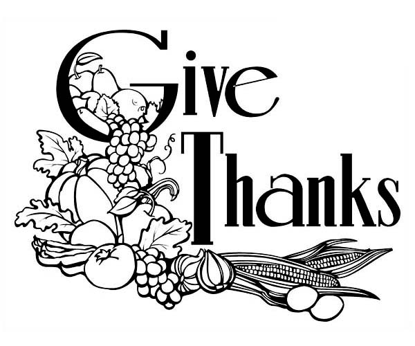 Give Thanks To Our Lord On Canada Thanksgiving Day Coloring Page 600x500 Give Thanks To Our Lord On Canada Thanksgiving Day Coloring Page