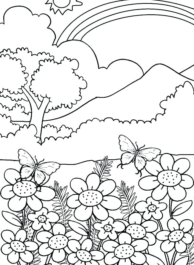 650x890 Mountain Coloring Pages Mountain Coloring Pages Mountains