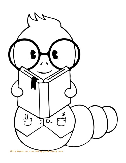 Book Worm Coloring Pages Awesome Glow Worm Para Colorir 500x647 Book Worm Coloring Pages Awesome Glow Worm Para Colorir