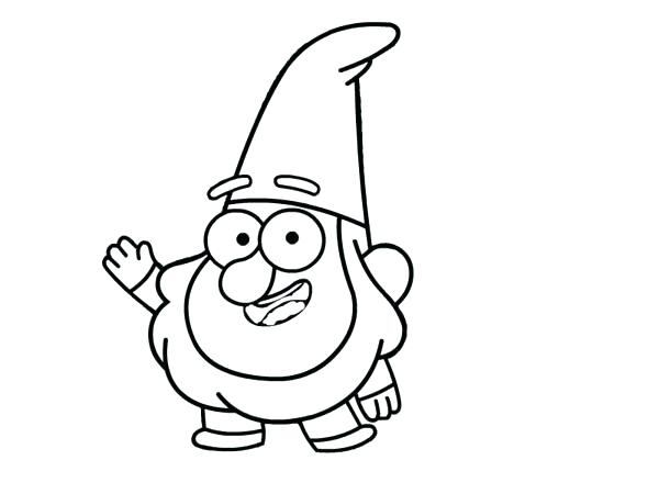 600x450 Gnome Coloring Pages Gravity Falls Coloring Pages Gravity Falls