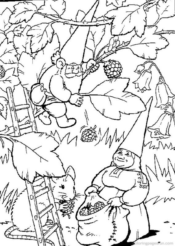 569x800 Gnome Printable David The Gnome Coloring Pages 12