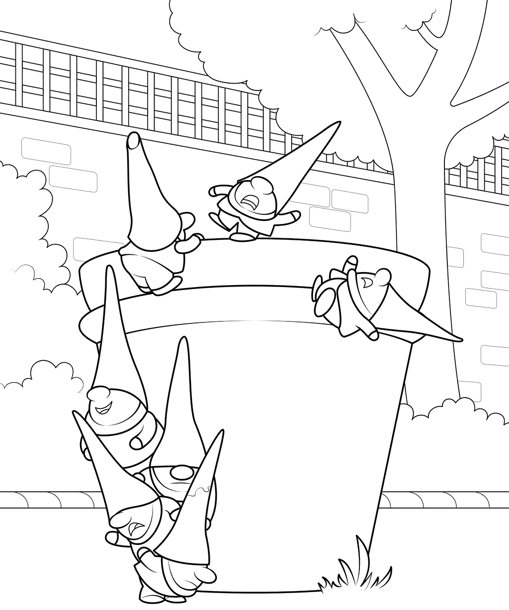 1024x1226 Sherlock Gnomes Coloring Pages