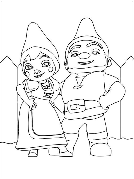 Gnomeo And Juliet Coloring Pages