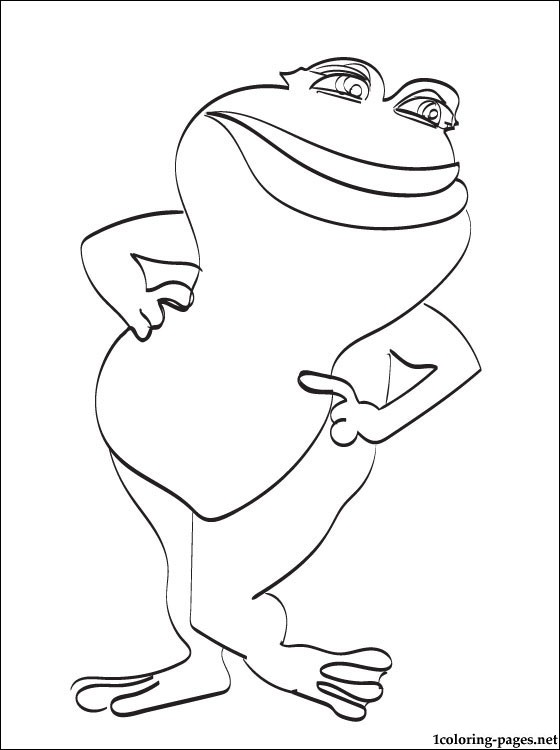 560x750 Frog Nanette From Gnomeo Amp Juliet Coloring Coloring Pages