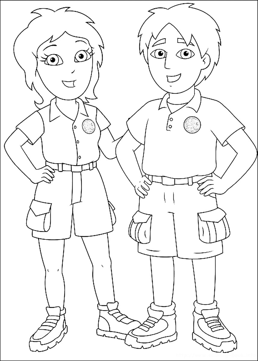 Go Diego Go Coloring Pages 857x1200 Go Diego Go Coloring Pages
