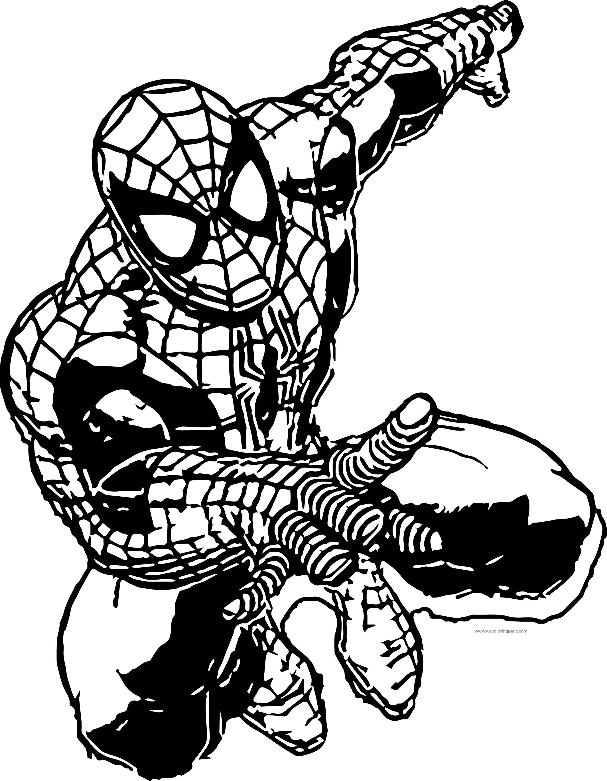2129x2741 Spider Man Go Coloring Page Wecoloringpage
