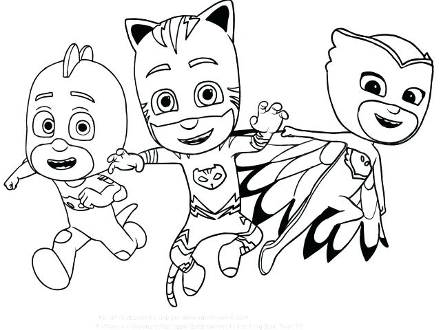640x480 Pj Mask Coloring Pages Pictures To Color And Print Mobile Goalie