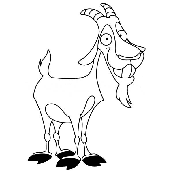 Smiling Billy The Goat Coloring Pages Best Place To Color 600x600 Smiling Billy The Goat Coloring Pages Best Place To Color