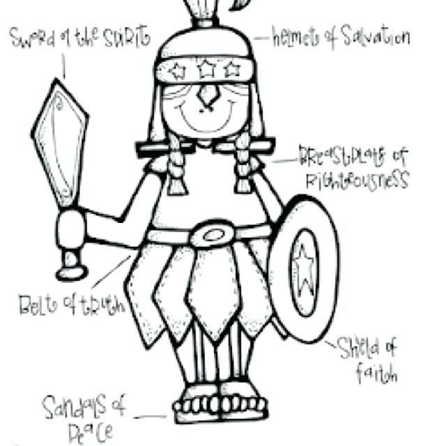 640x640 Armor Of God Coloring Pages Armor Of God A Coloring Armor Of God