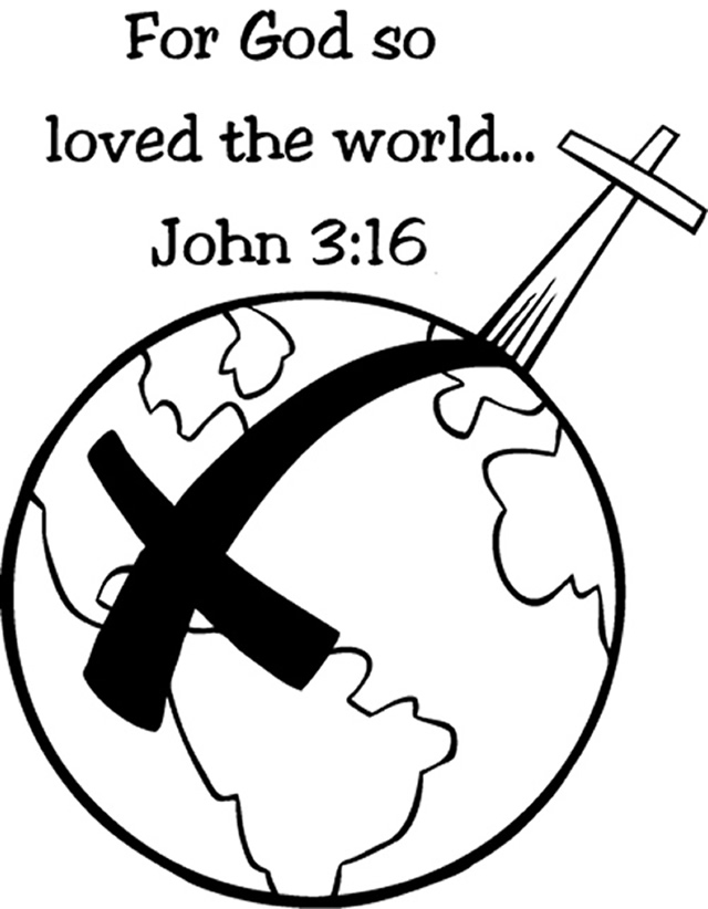 640x822 Measuring God's Love Coloring Page