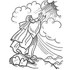 230x230 Moses Coloring Pages
