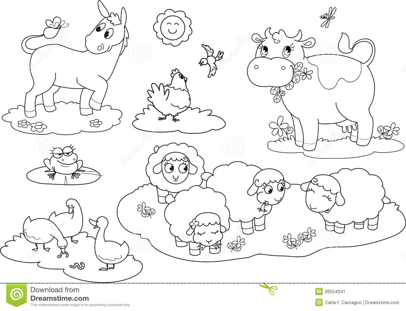 1300x997 Printable Animals Farm Animal Coloring Pages Farm Animals Painting