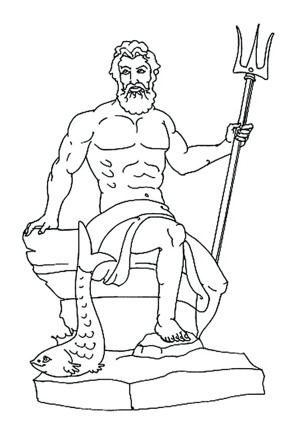 Greek God Coloring Pages Impair.co 600x849 Greek God Coloring Pages Impair.co