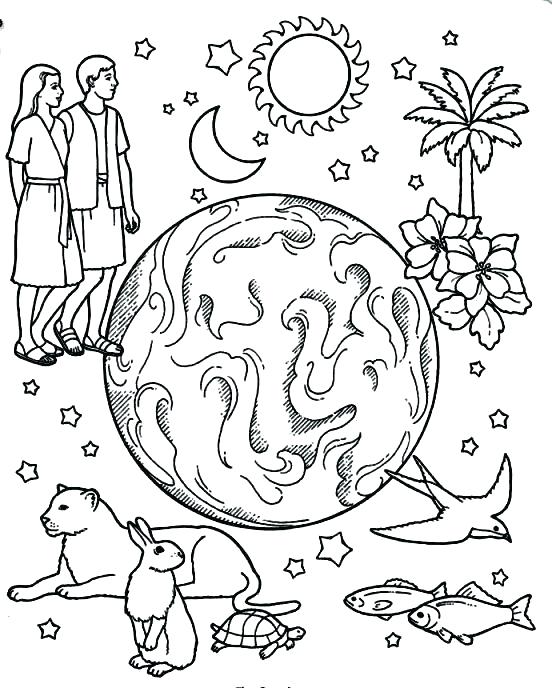 552x688 Creation Coloring Page Creation Coloring Page And Coloring Sheet