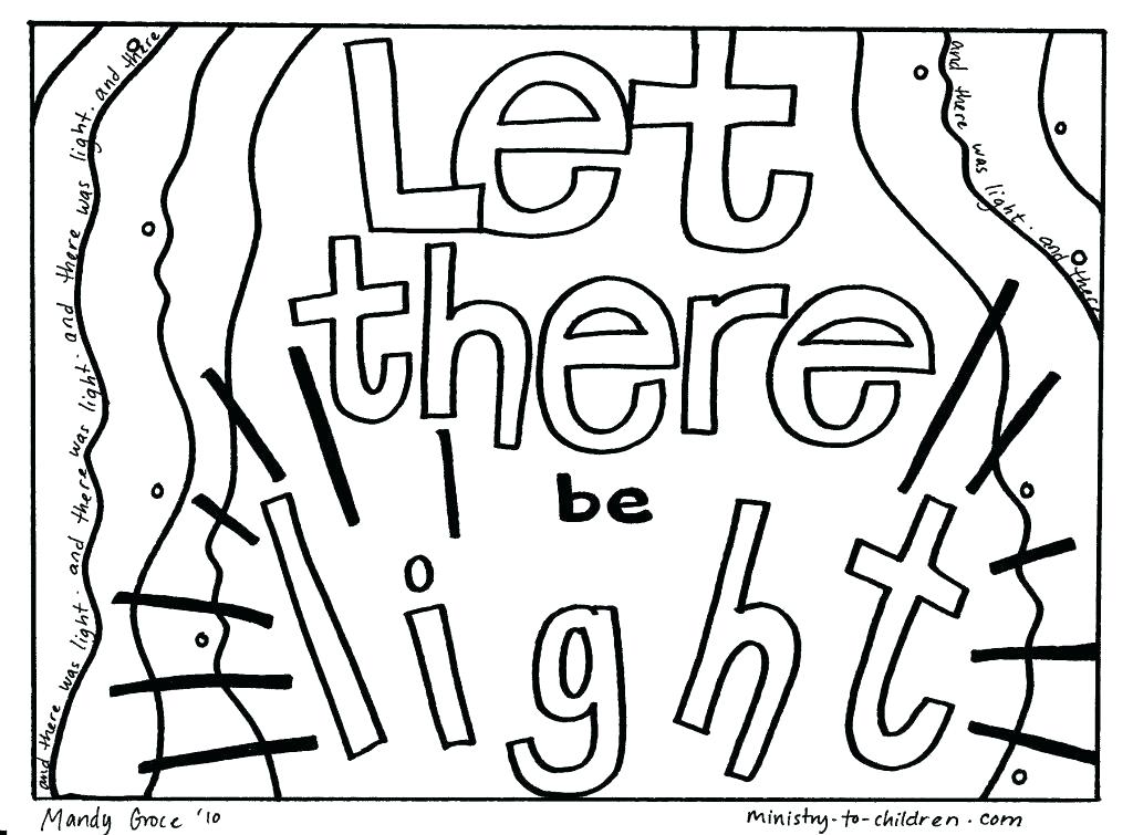 1024x755 Creation Coloring Pages 7 Days Of Creation Coloring Pages Seven