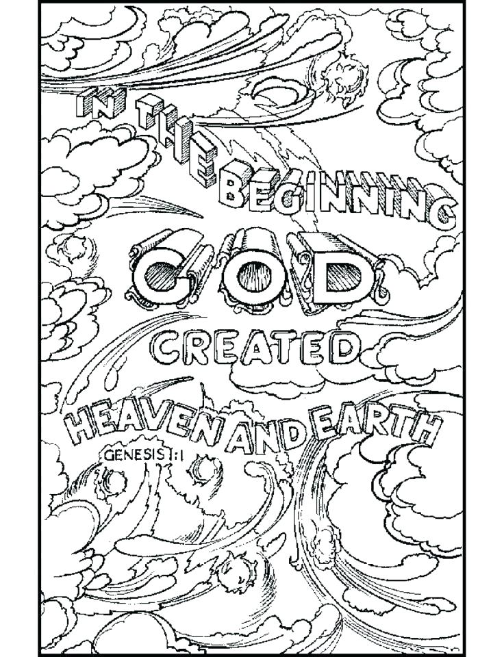 736x960 Coloring Pages God Creation Coloring Pages For School Pics