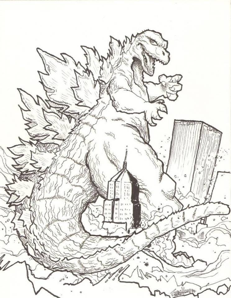 743x960 Printable Godzilla Coloring Pages For Kids Bkj66godzilla Coloring