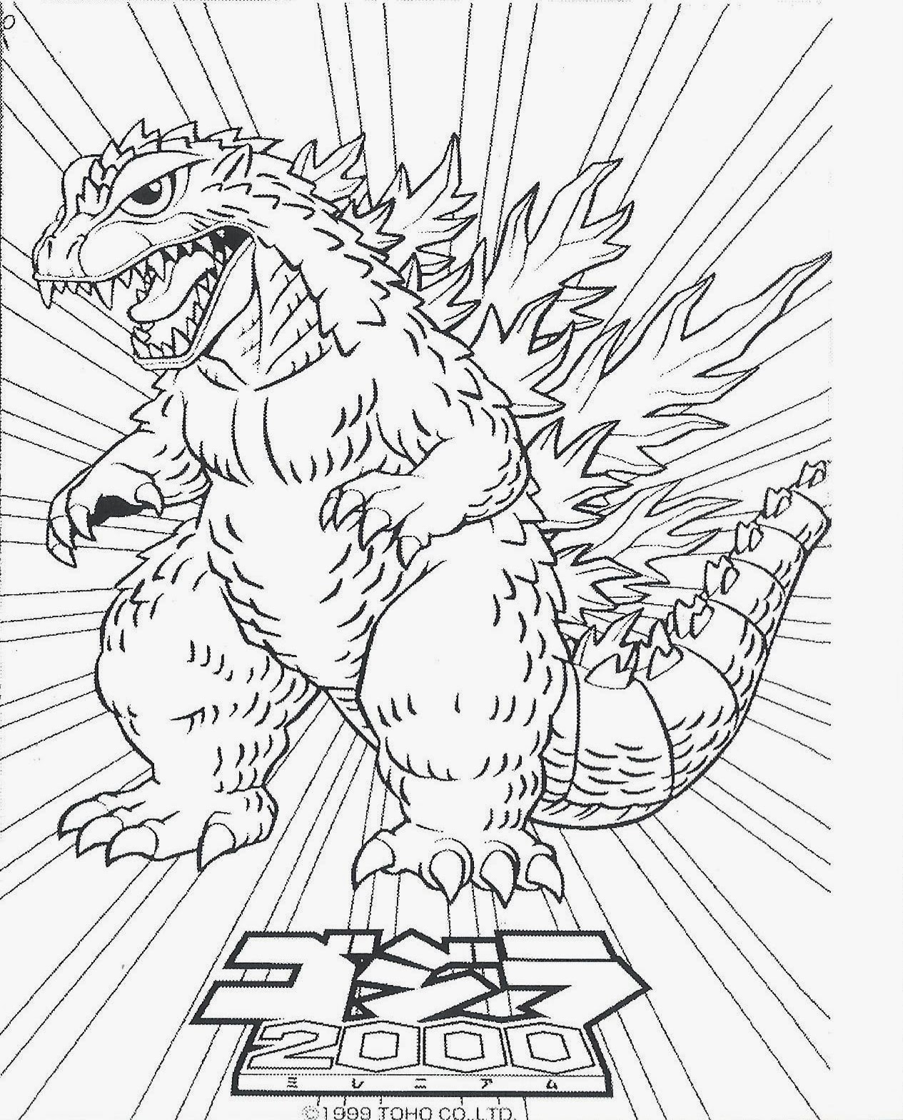 Coloring Pages. Godzilla Coloring Book 1265x1568 Coloring Pages. Godzilla Coloring Book