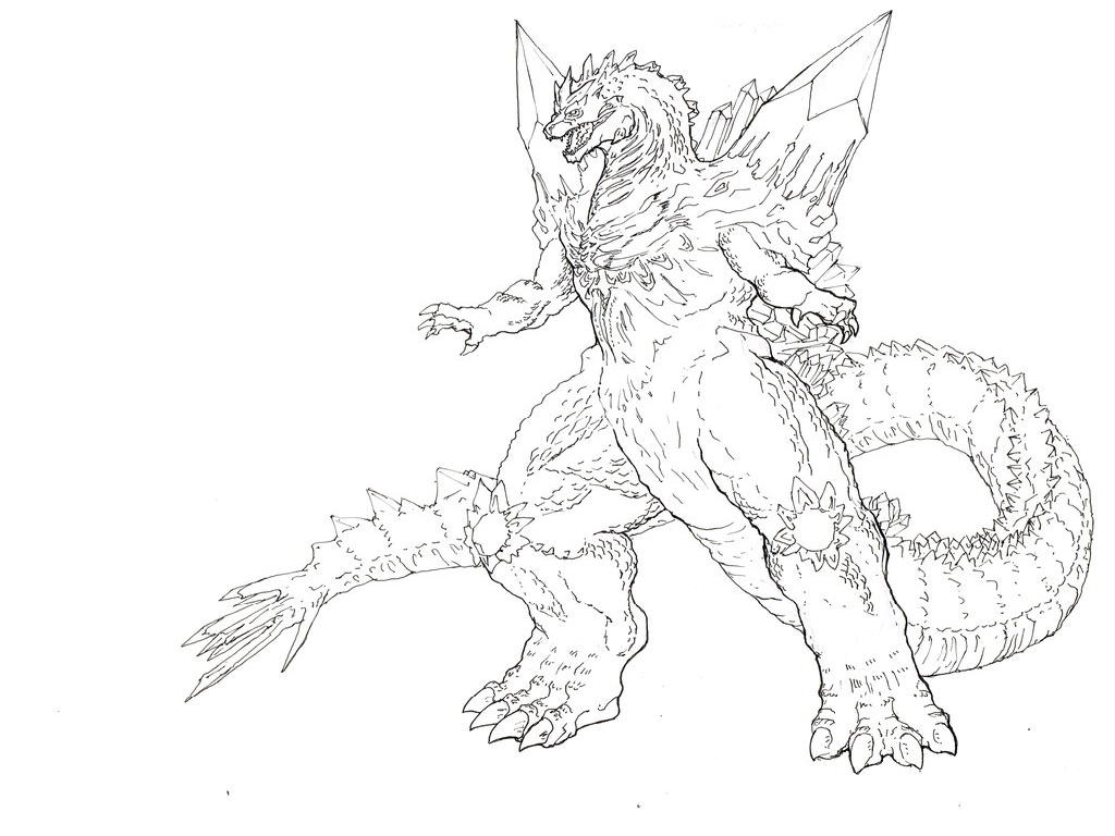 Godzilla Coloring Pages 1024x768 Godzilla Coloring Pages