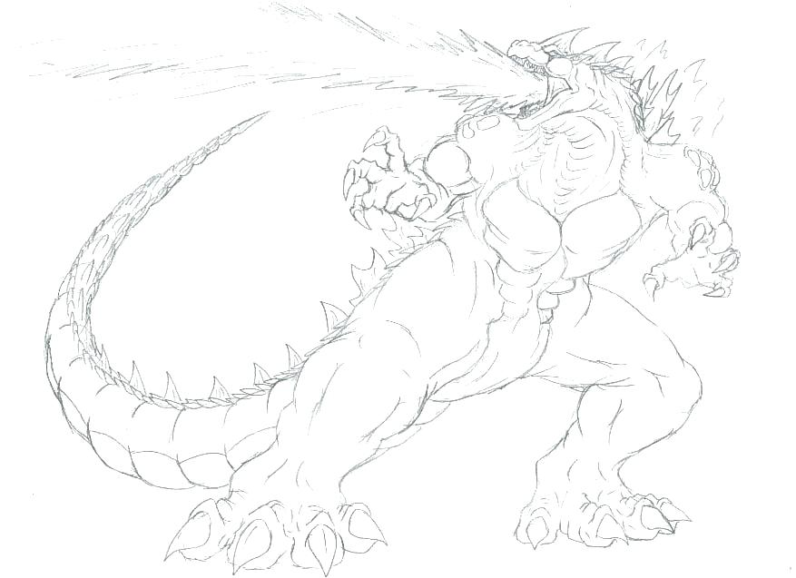 877x637 Godzilla Coloring Book Pages Godzilla Coloring Pages Coloring Book