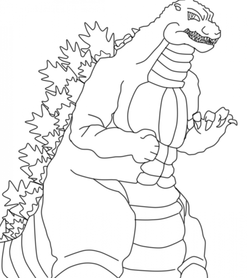 Space Godzilla Coloring Pages. Ultimate Space Godzilla Coloring 857x960 Space Godzilla Coloring Pages. Ultimate Space Godzilla Coloring