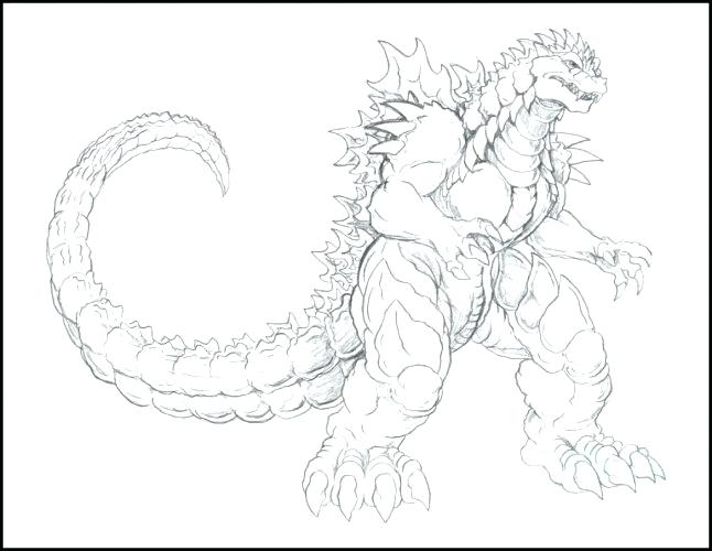 646x500 Godzilla Coloring Pages Coloring Pages To Download And Print