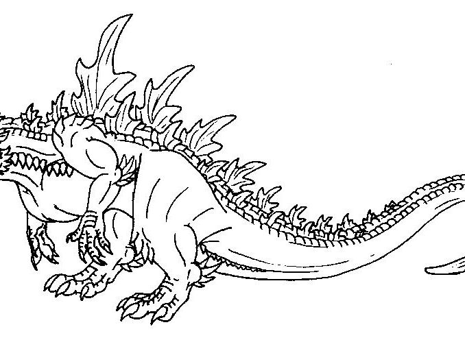 678x496 Godzilla Printable Coloring Pages Godzilla Coloring Pages