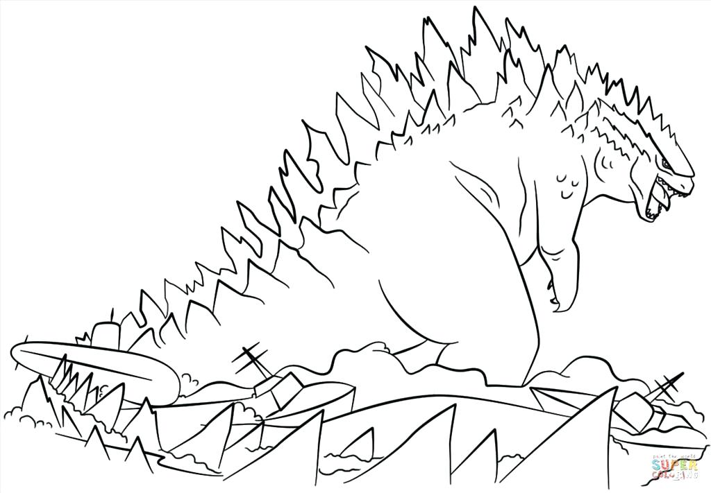 1024x711 Godzilla Coloring Great Coloring Pages Photo Godzilla Coloring