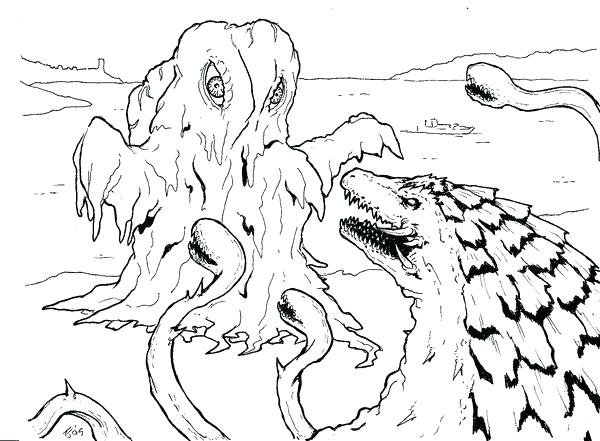 Godzilla Coloring Pages Coloring Pages Godzilla Vs Mothra Coloring 600x441 Godzilla Coloring Pages Coloring Pages Godzilla Vs Mothra Coloring