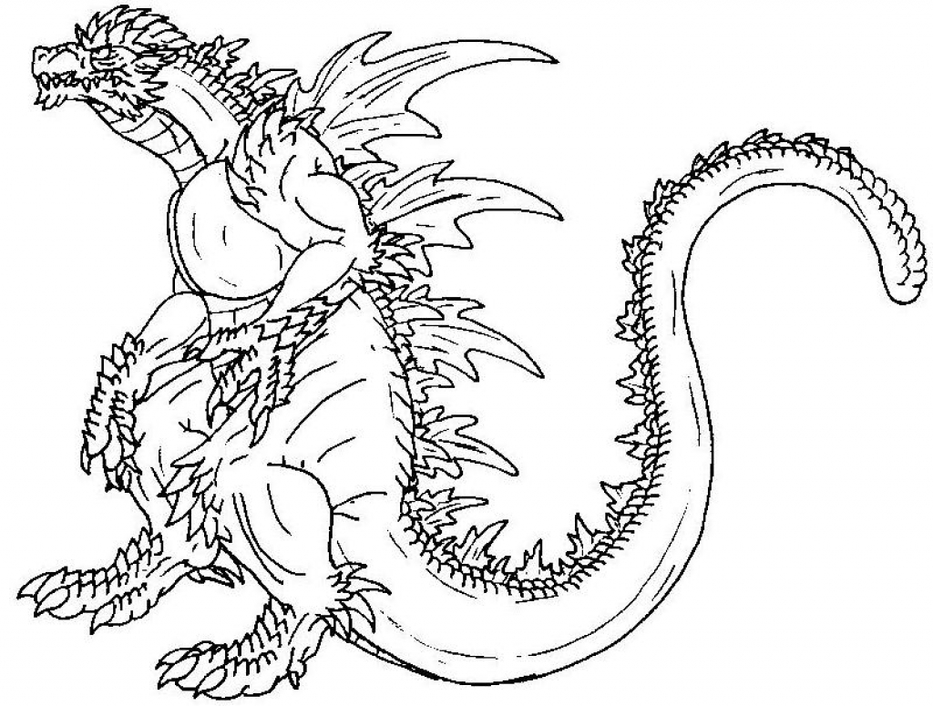 Coloring Coloring Pages Godzilla 1024x775 Coloring Coloring Pages Godzilla