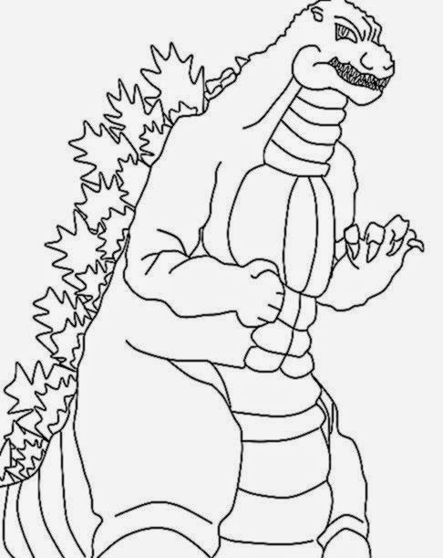 Godzilla Coloring Pictures Free Coloring Pictures 486x611 Godzilla Coloring Pictures Free Coloring Pictures