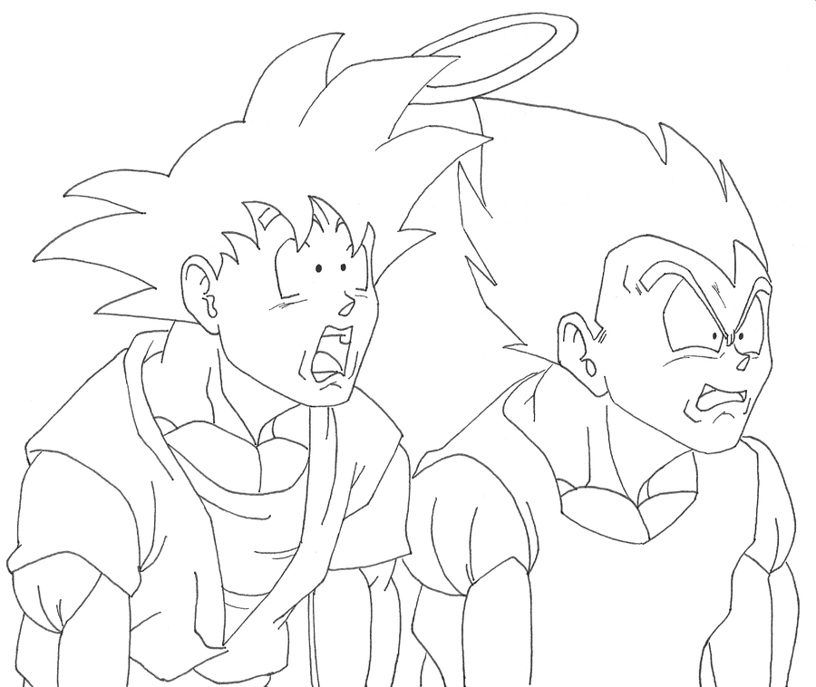 Goku And Vegeta Inside Buu By Osoroshiiyasai 900x758 Goku And Vegeta Inside Buu By Osoroshiiyasai