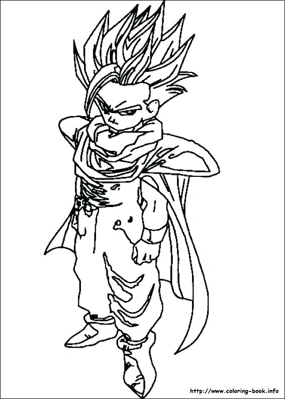567x794 Goku Coloring Page Coloring Pages Printable Coloring Pages Dragon
