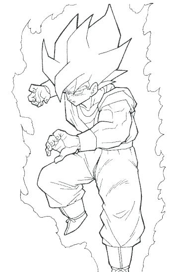 381x550 Goku Coloring Pages Printable Coloring Pages Printable