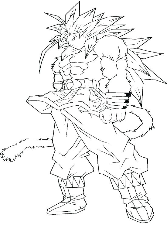 550x741 Dragon Ball Z Coloring Pages Goku Super Saiyan Coloring Pages