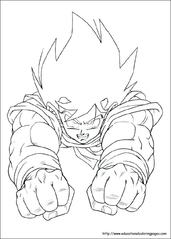 567x794 Goku Ssj Coloring Pages Coloring Pages Dragon Ball Z Dragon Ball Z