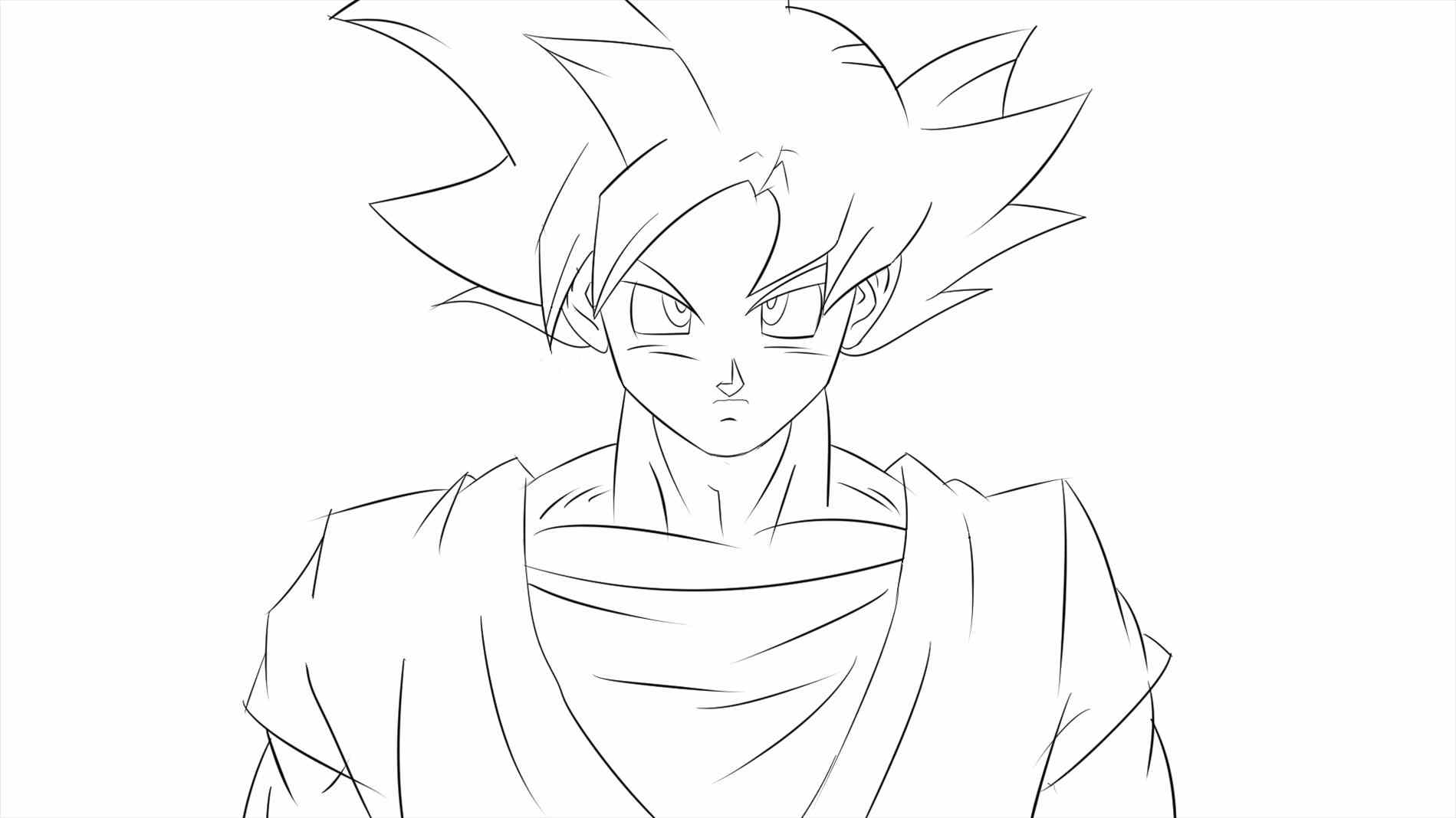 Goku Ssj Coloring Pages at GetColorings.com | Free printable colorings