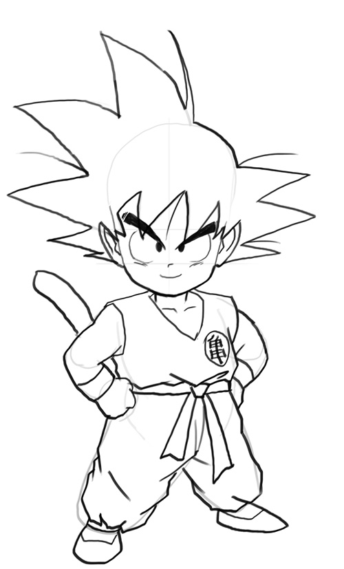 Goku Coloring Anime Dragon Ball Goku Ssj3 Coloring Page Coloring 500x827 Goku Coloring Anime Dragon Ball Goku Ssj3 Coloring Page Coloring